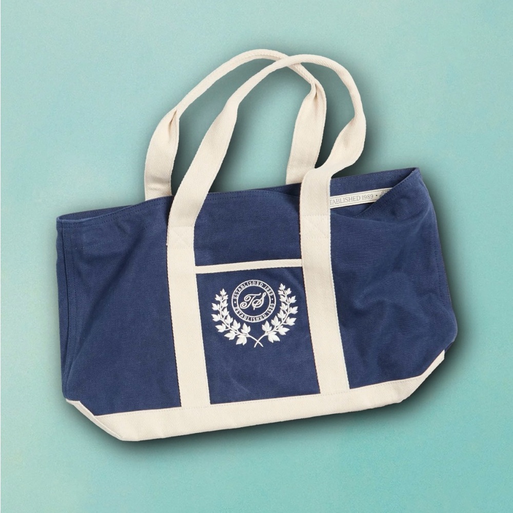 Taylor Swift Navy and Cream Tote Summer Collection 2025